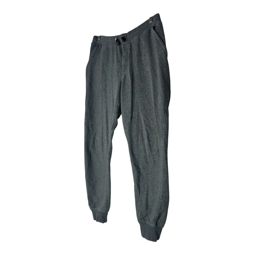 Patagonia Joggers Fleece Sweatpants Men's Medium Gray Pockets Outdoor Stretch